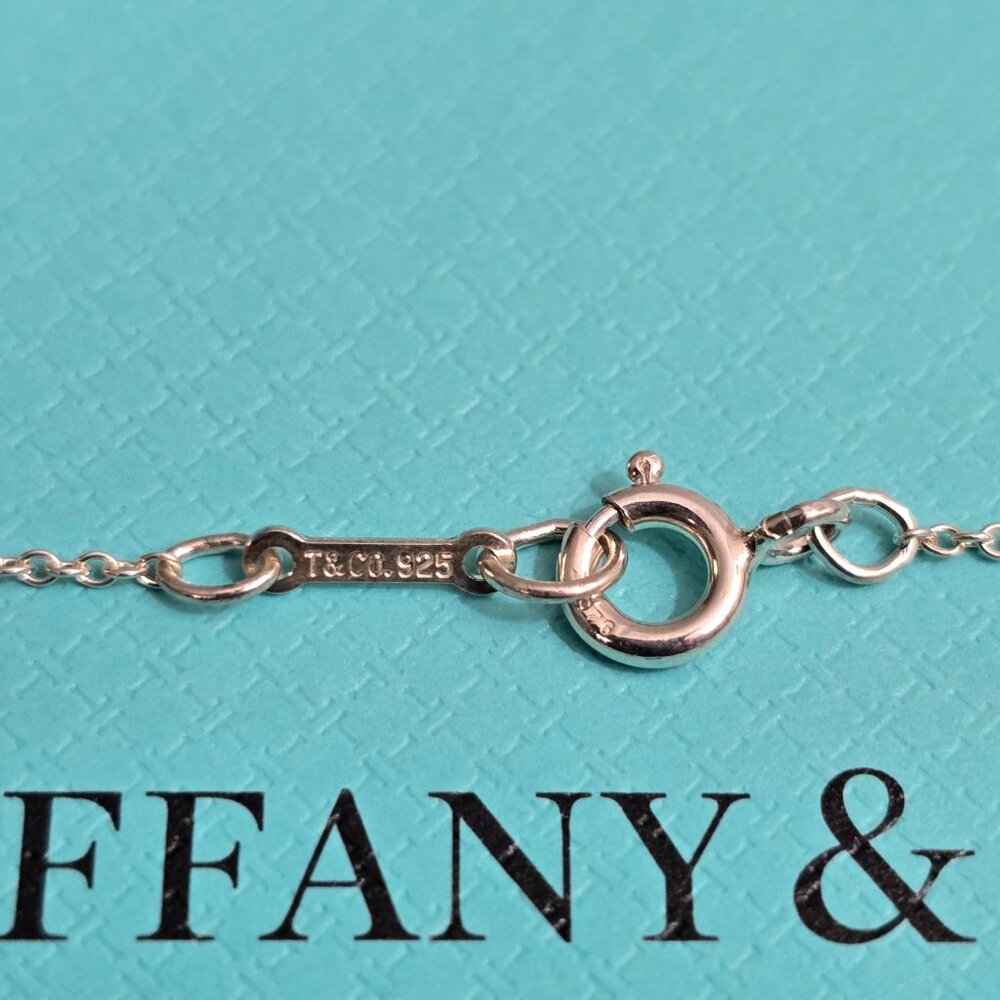 Tiffany & Co. Elsa Peretti Cross Pendant on 16" Chain - Picture 3 of 4